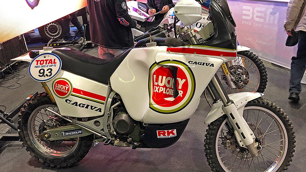 Мотоциклы для ралли Cagiva Elefant 900 Dakar ... все на мотоциклах Эди Ориоли