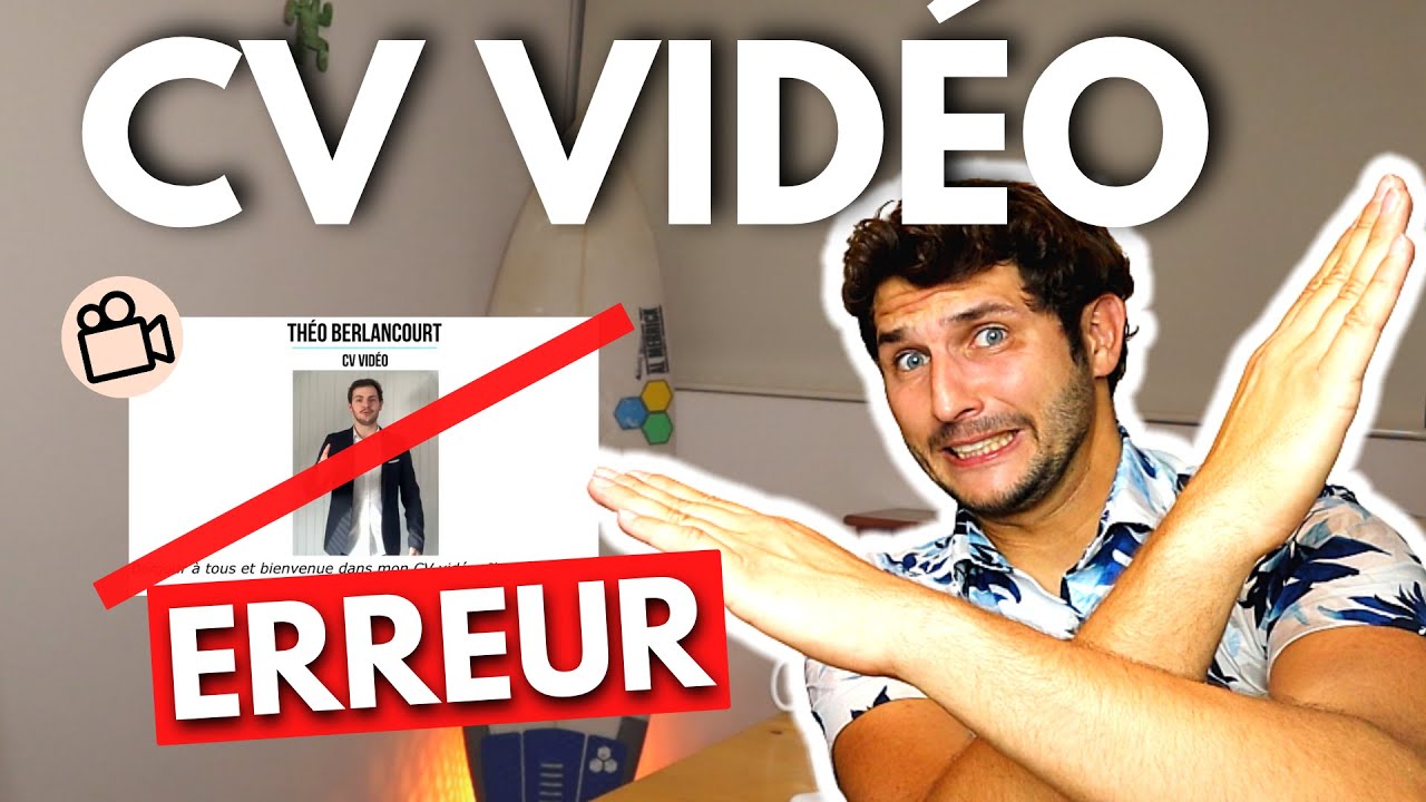 📹 CV VIDÉO ÉTUDIANT, LA PIRE ERREUR (Exemple Original, Que Dire et Comment Faire un BON CV vidéo ?)
