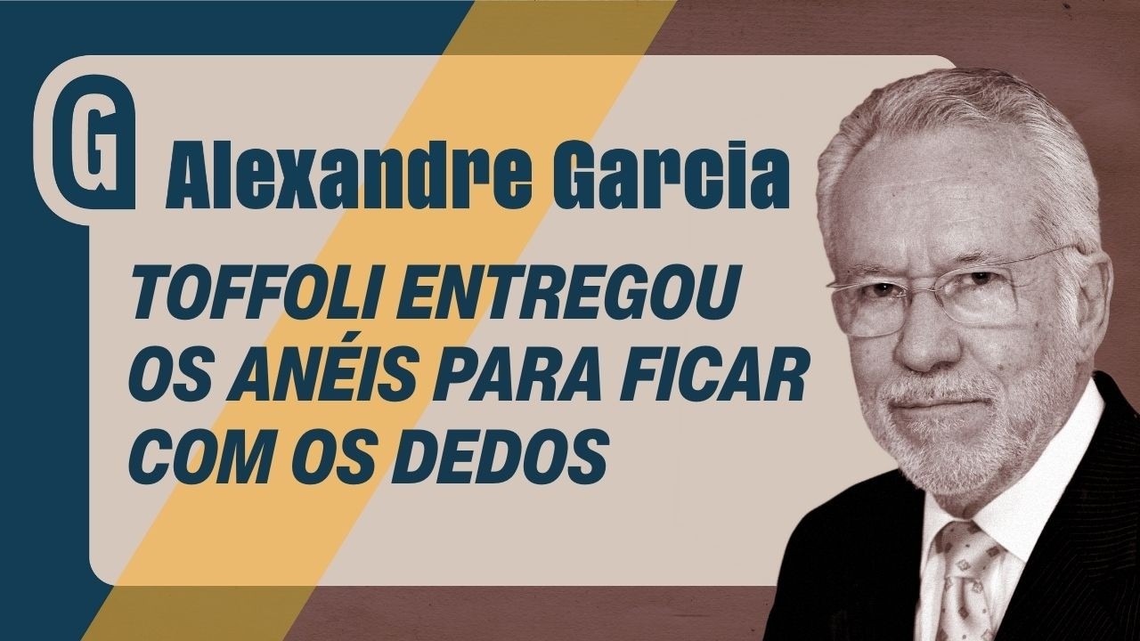 ALEXANDRE GARCIA: Toffoli deixou a relatoria do caso Master,  mas ISSO NÃO BASTA!