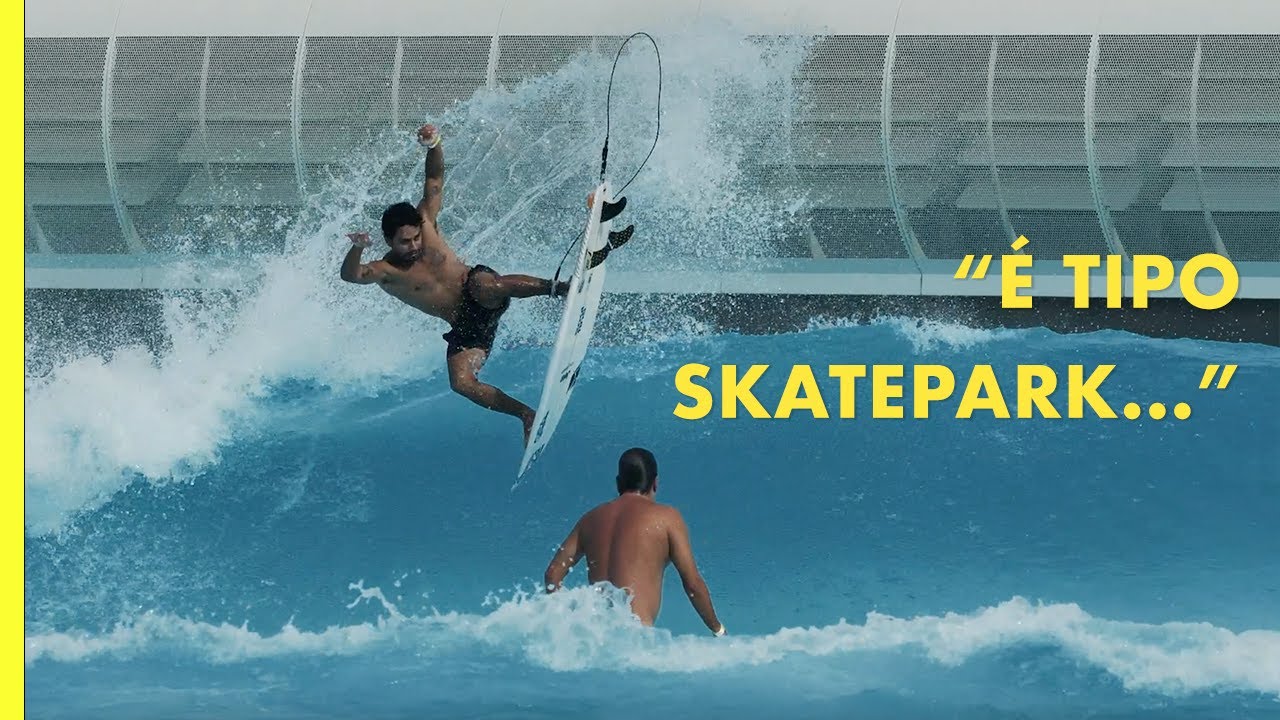 COMO CONHECI A PRIMEIRA PISCINA DE ONDAS DO BRASIL? (PRAIA DA GRAMA) // Busy Surfing...