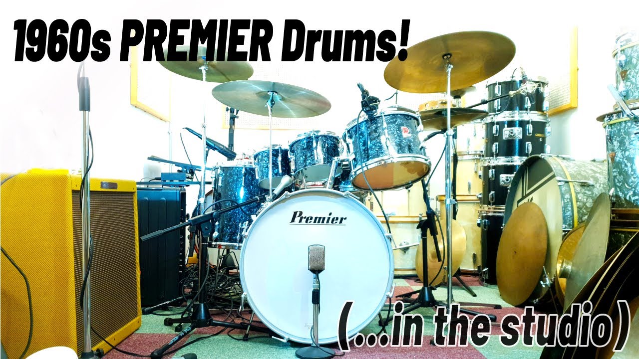 Premier 1960s Vintage Drums. Royal Ace 4