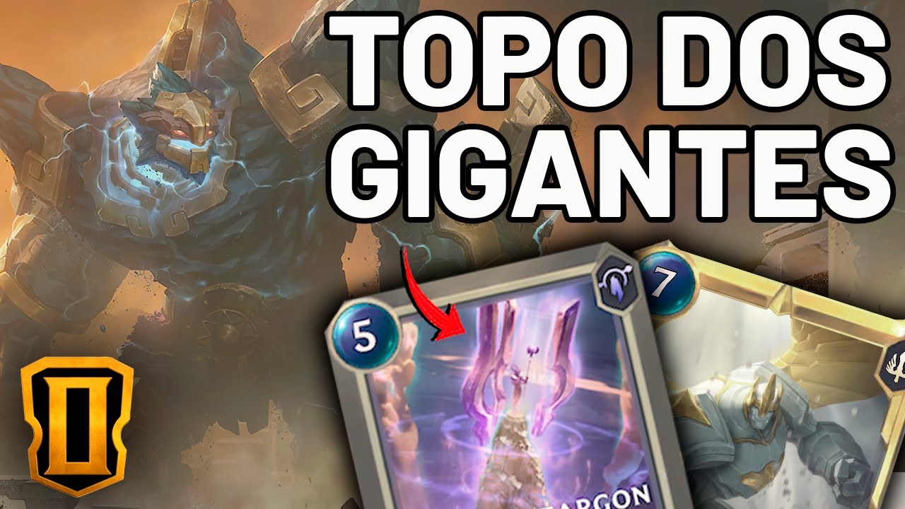 TOPO DOS GIGANTE - SUPREENDE OS OPONENTES | MALPHITE GALIO  | LEGENDS OF RUNETERRA DECK
