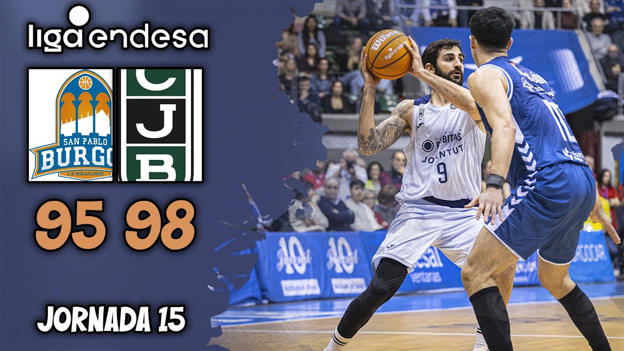 RECOLETAS SALUD SAN PABLO BURGOS - JOVENTUT BADALONA (95-98) | Jornada 13