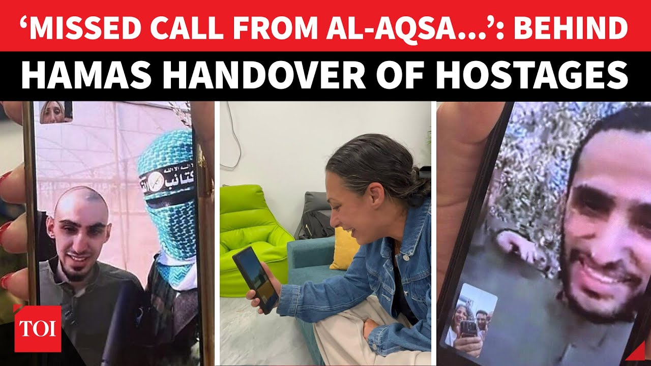 Hamas&rsquo; Rare &lsquo;Ceremony&rsquo; To Handover Hostages: Masked Fighters Feature In Staged Video Calls | Watch