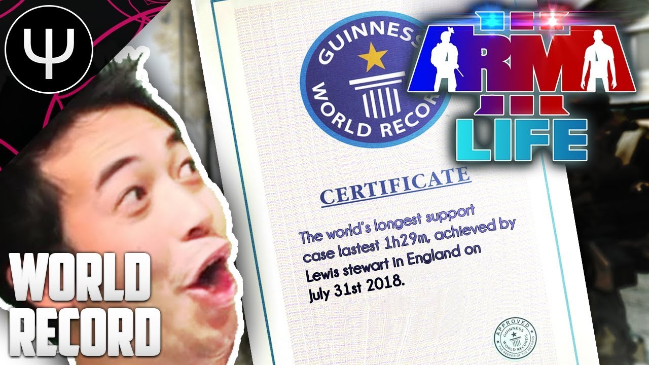 ARMA 3: PsiSyn Life — WORLD RECORD Longest Support Case!