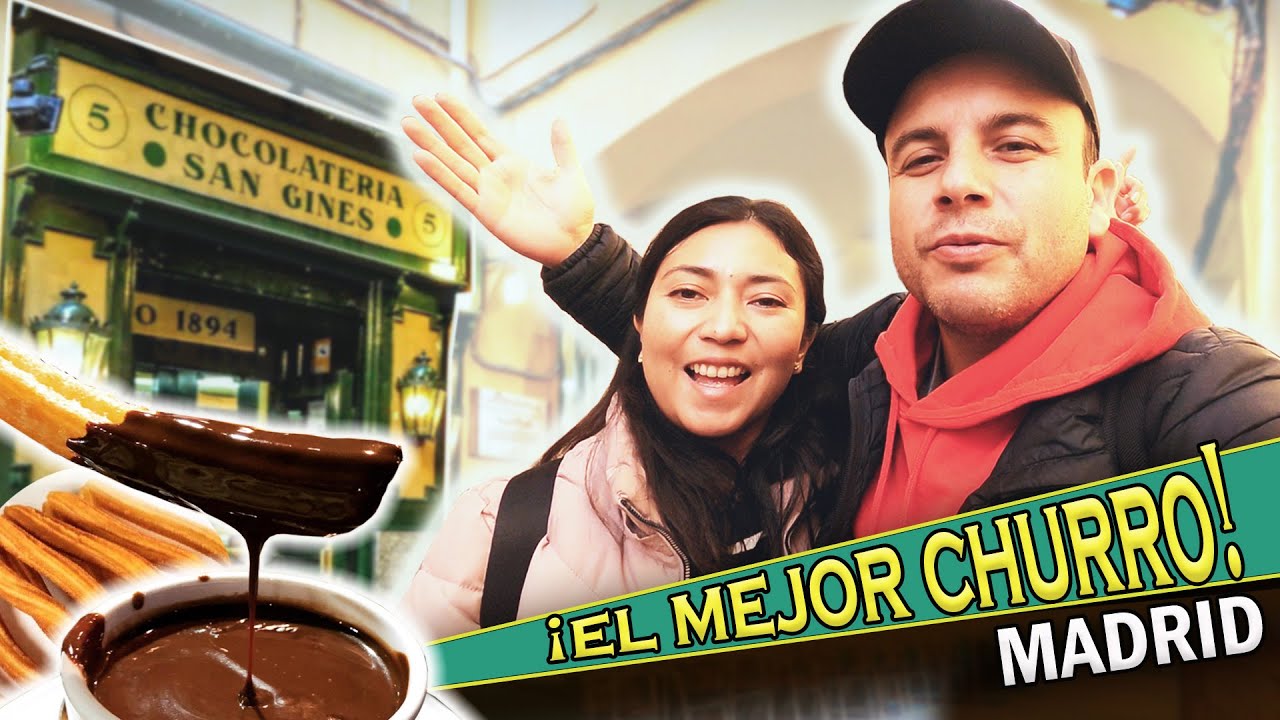 No podemos parar de COMER!! CHURROS de la CHOCOLATERÍA San Ginés MADRID ¿Son tan BUENOS?#bknviajar