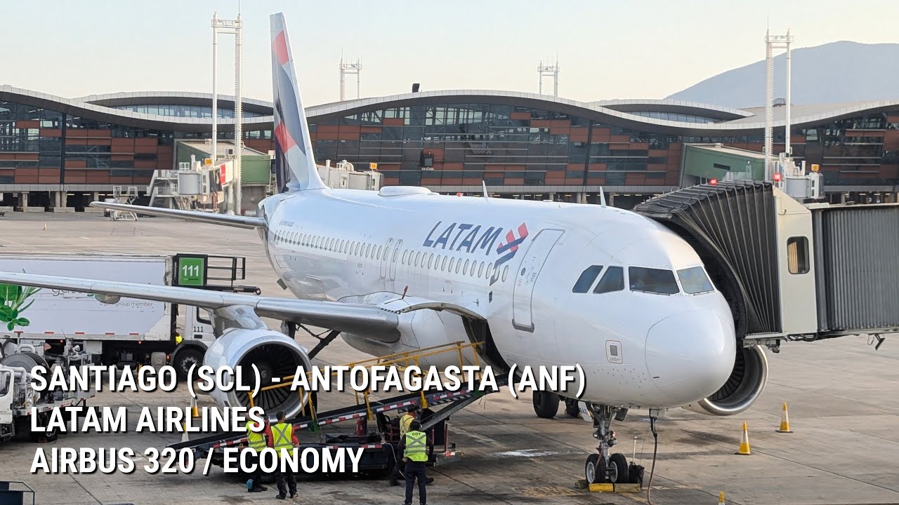Vuelo Santiago de Chile (SCL) a Antofagasta (ANF) / LATAM Airbus 320