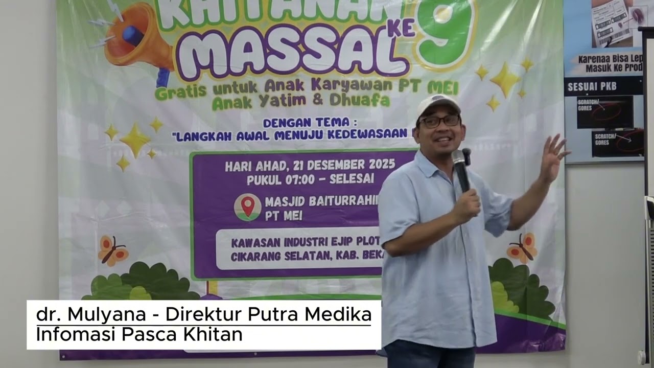 Info Pasca Khitan Khitanan Massal 2025 - dr. Mulyana