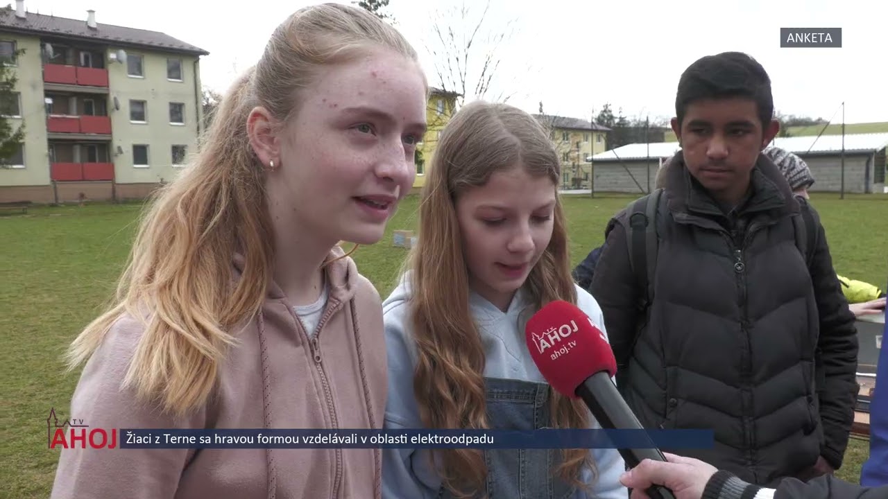 Žiaci z Terne sa hravou formou vzdelávali v oblasti elektroodpadu