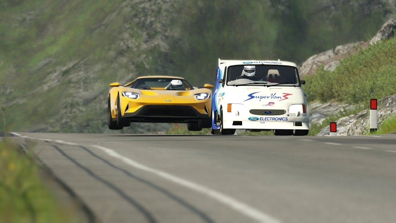 Ford Supervan 3 V10 vs Supercars at Highlands