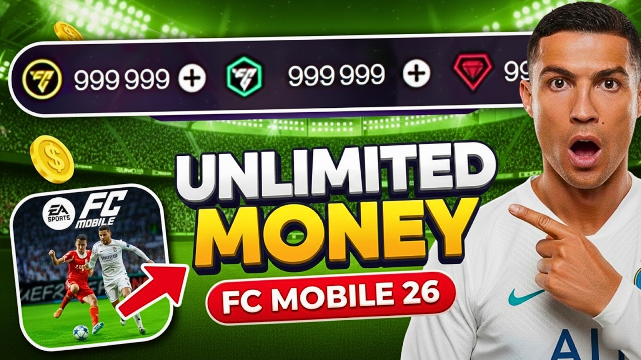 🟢 FC Mobile Hack & MOD 2026 ✅ Unlimited Money with FC Mobile MOD APK (New Method)
