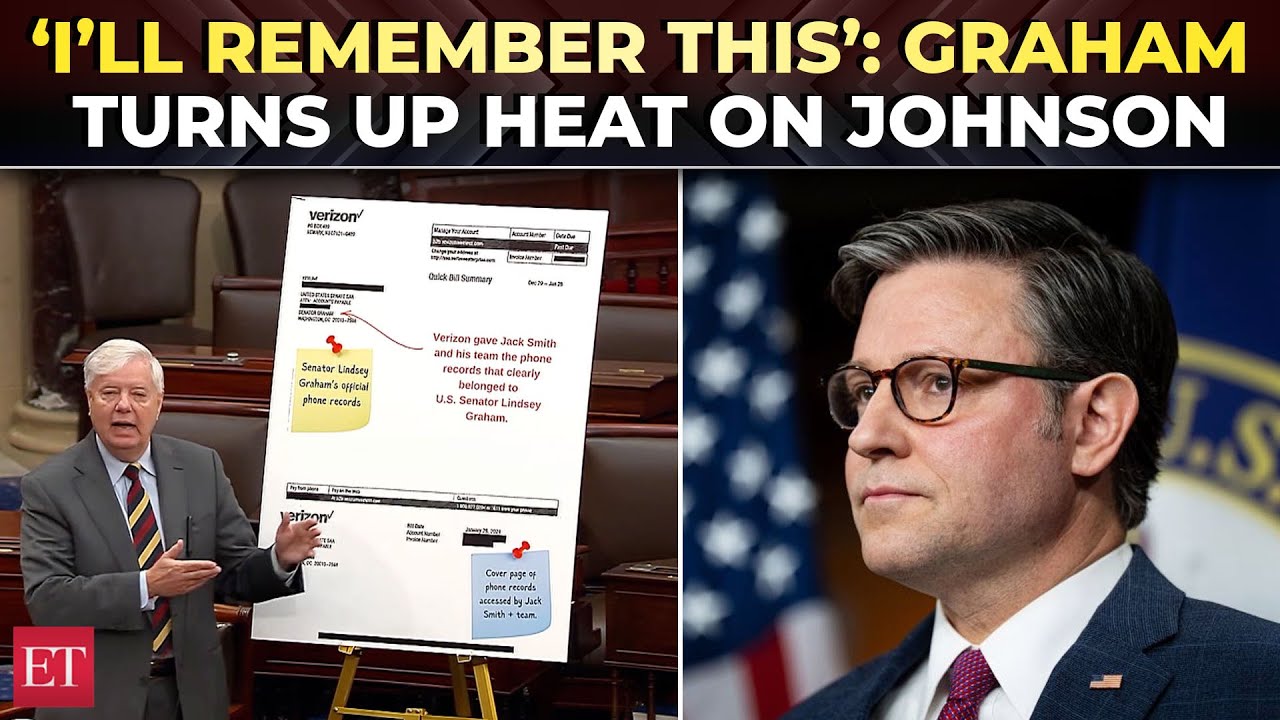 'Speaker Johnson, I won't forget this!': Sen Graham warns shutdown over Arctic Frost 'backstabbing'