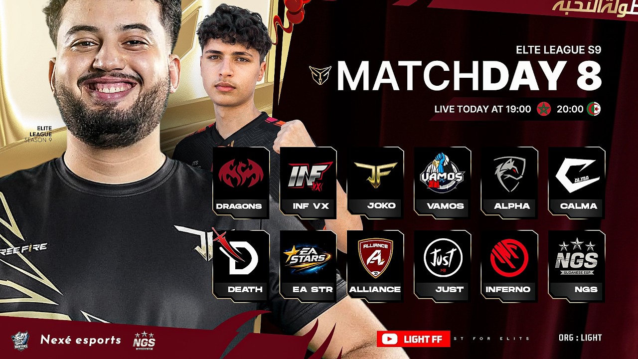 ELITE LEAGUE S9 DAY 8 | بطولة النخبة - اليوم الأخير - $300