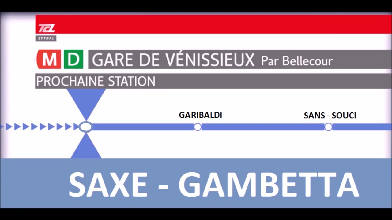 [Métro] Nouvelle identité sonore des MPL85 de la ligne D TCL.