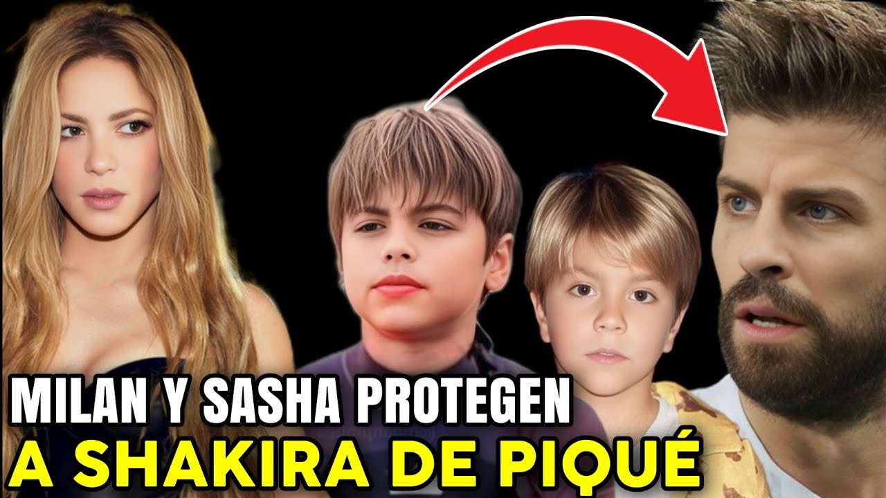 Así Los hijos de Shakira la DEFIENDEN de PIQUE
