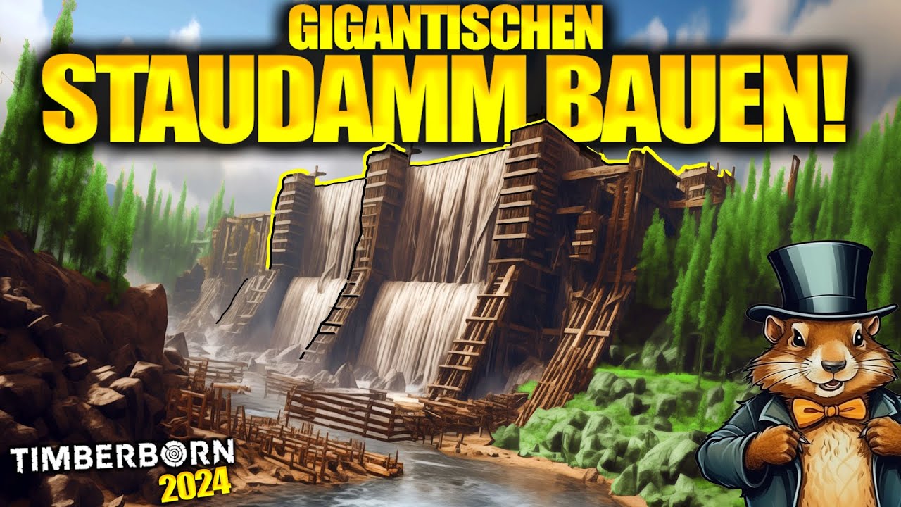 Ich baue einen RIESIGEN STAUDAMM! | TIMBERBORN (2024)