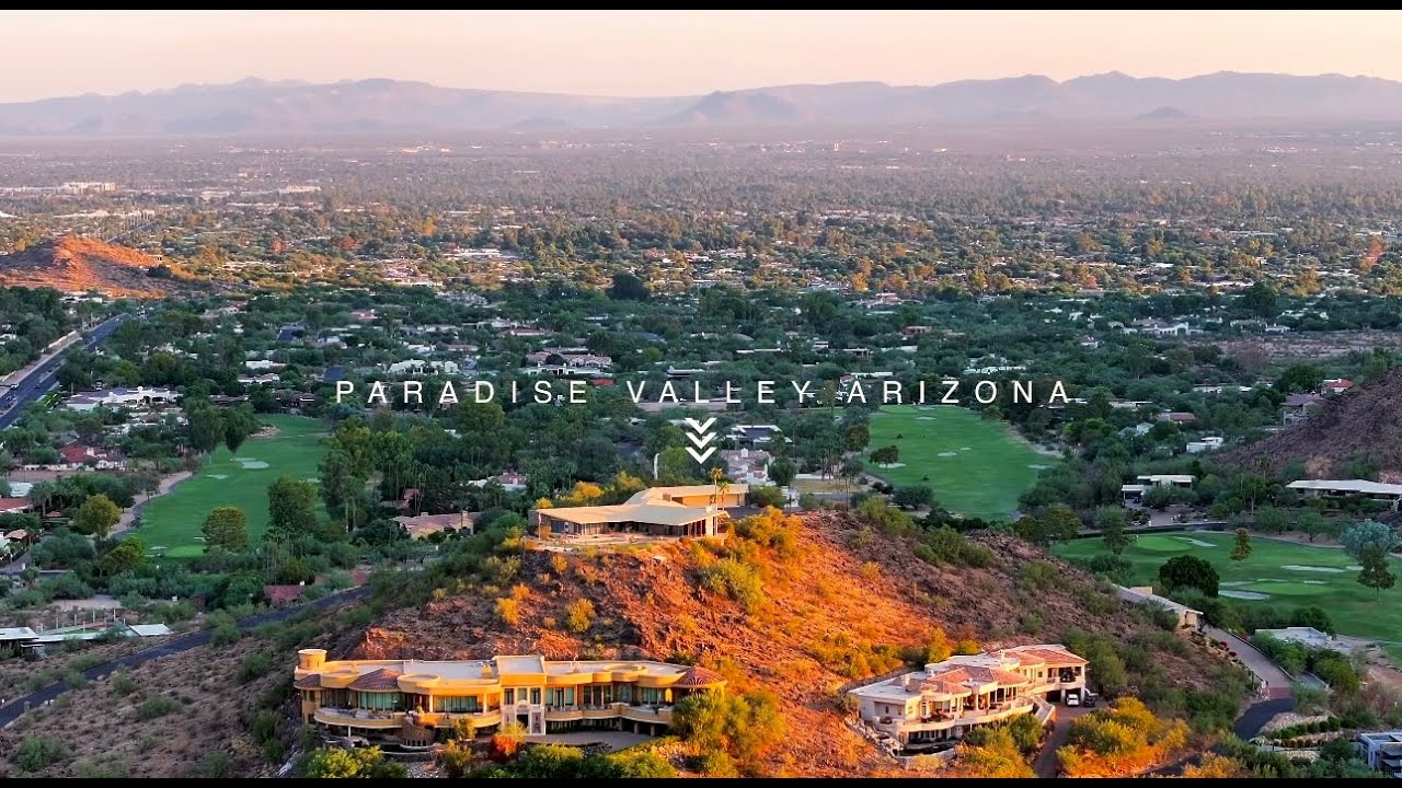 Stunning Drone Footage of Paradise Valley Arizona