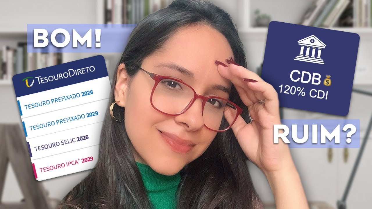 CDB ou TESOURO DIRETO? COMO ESCOLHER o MELHOR para GANHAR MAIS? | GUIA DEFINITIVO