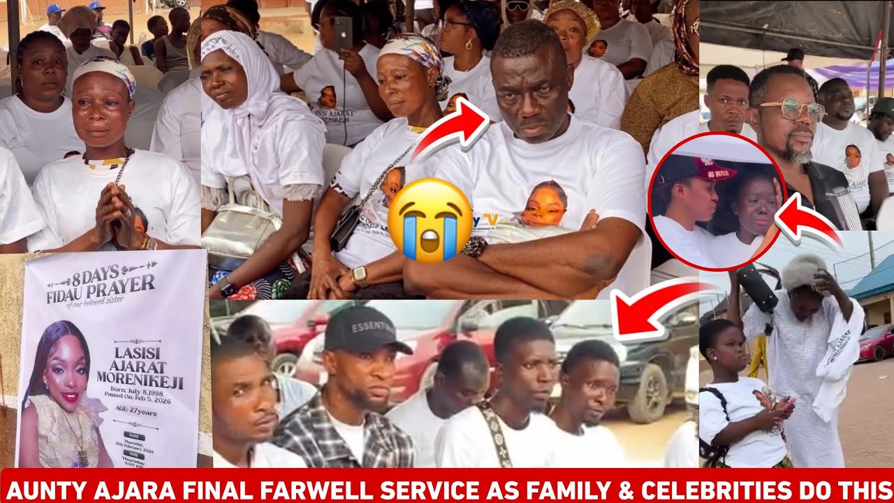 See What Happened At Aunty AJARA Final Memorial Fidau Prayers Service As Family  & Celebs Did This😭💔