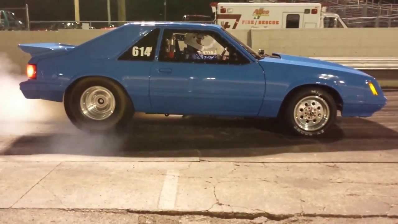 1980 MUSTANG 466 BBF , C6 , 4.56 STRANGE 1.39 60FT OFF TRANS BRAKE