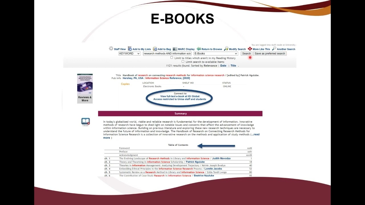 Honours & PG Diplomas Research Workshop - Library training on research methodology - Hleziphi Napaai