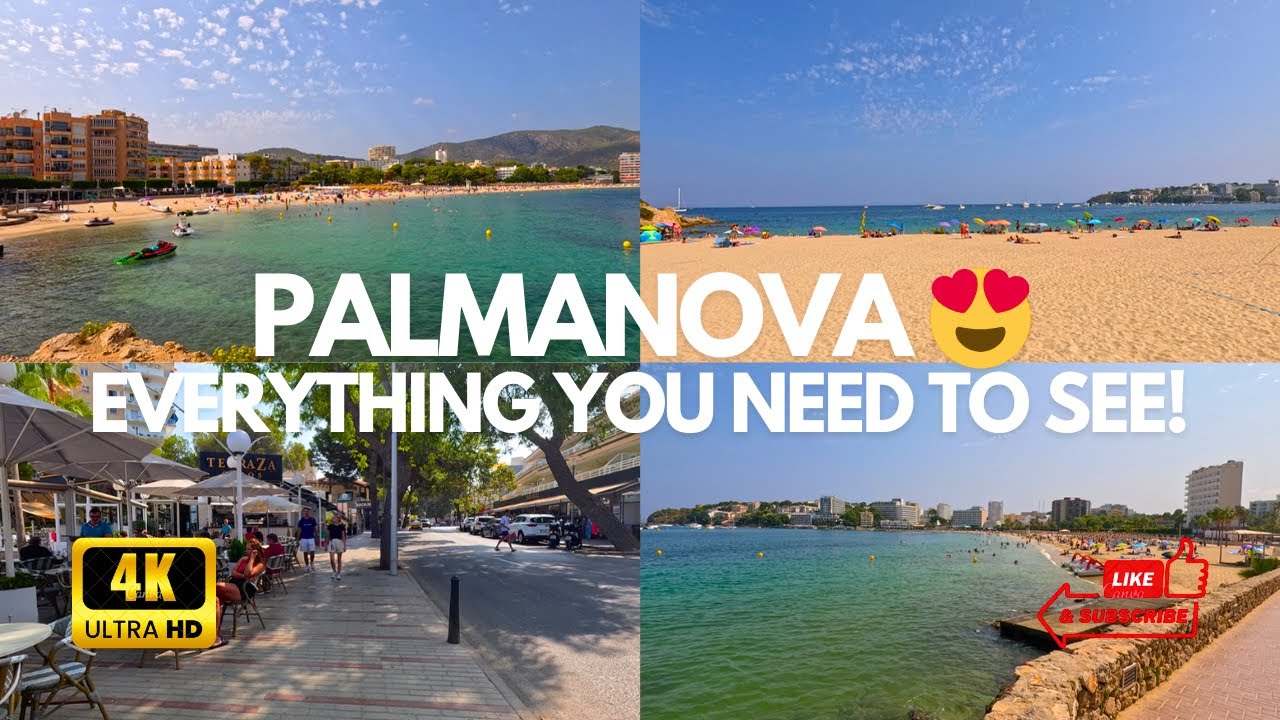 Palmanova - Mallorca! 🏖️😍 EVERYTHING you need to see! 4K Walking Tour ☀️