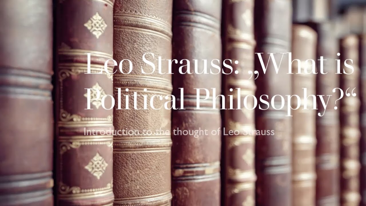 IAPSS Political Theory SRC: Leo Strauss and the Art of Writing, by Gregor Schwehr