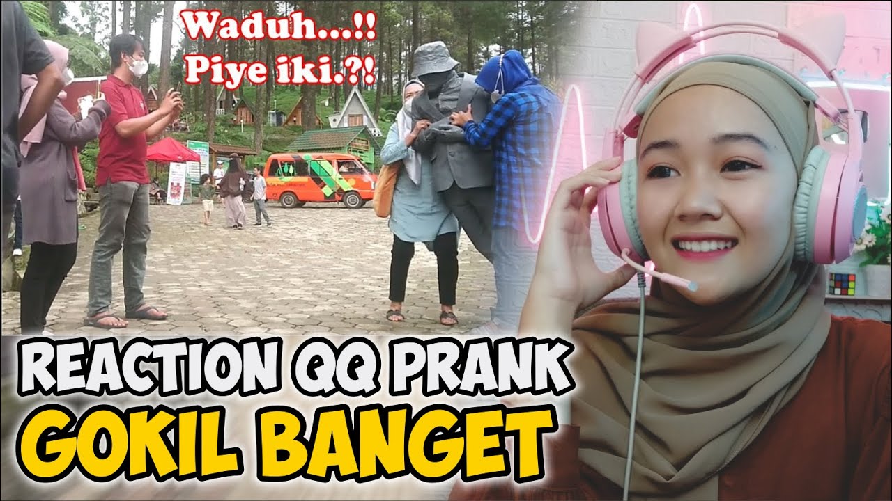 Patung Kakek beristri dua..!! Statue prank By QQ Prank || QQ Prank Reaction