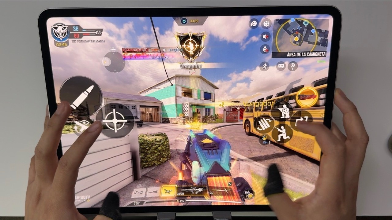 CODM HANDCAM Call Of Duty Mobile Handcam, Hud, Settings & sensitivity on new iPad Pro M5