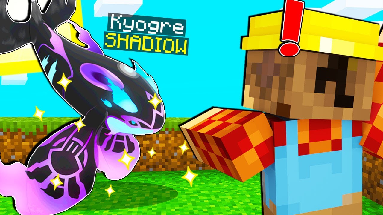 TROVO KYOGRE SHADOW NELLA PIXELMON SU MINECRAFT ITA!!