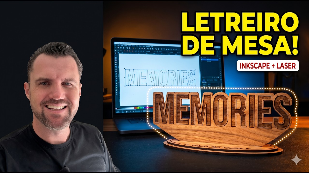Como Criar Letreiros de Mesa com Base no Inkscape (Tutorial Passo a Passo)