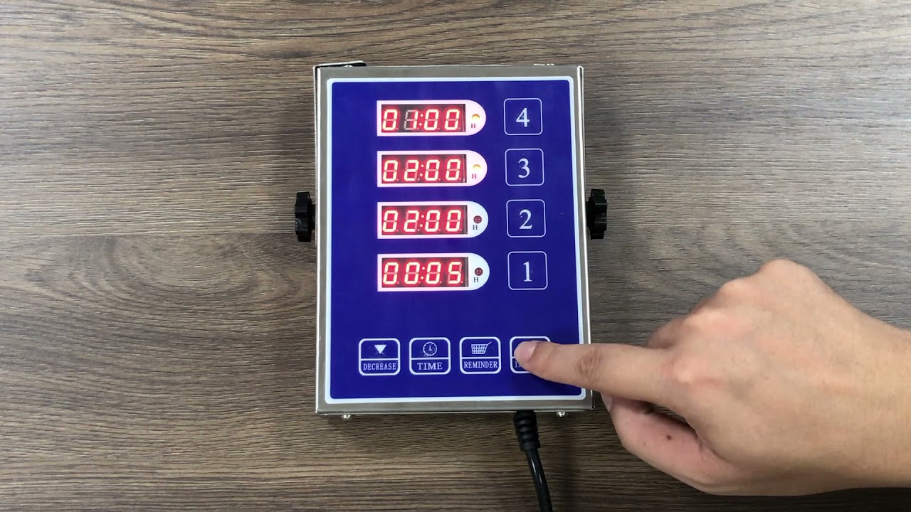 YOOYIST commercial kitchen timer 4 channels