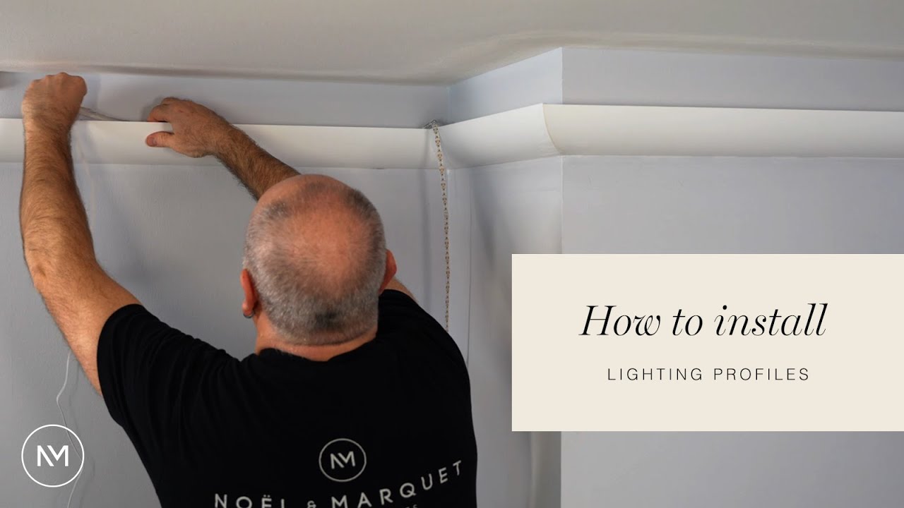 How to professionally install NOËL & MARQUET lighting profiles