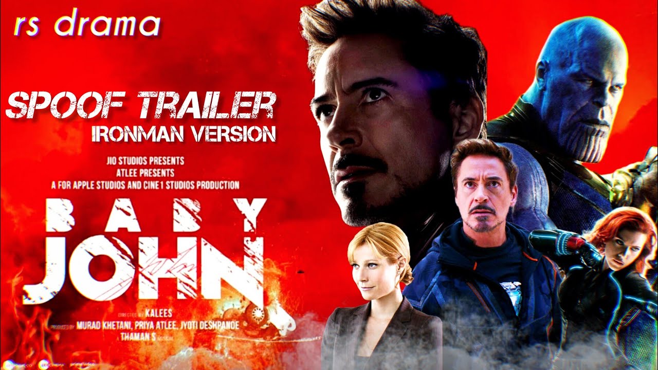 Baby John  Trailer | Ironman | Varun Dhawan | Atlee | Spoof | rs drama