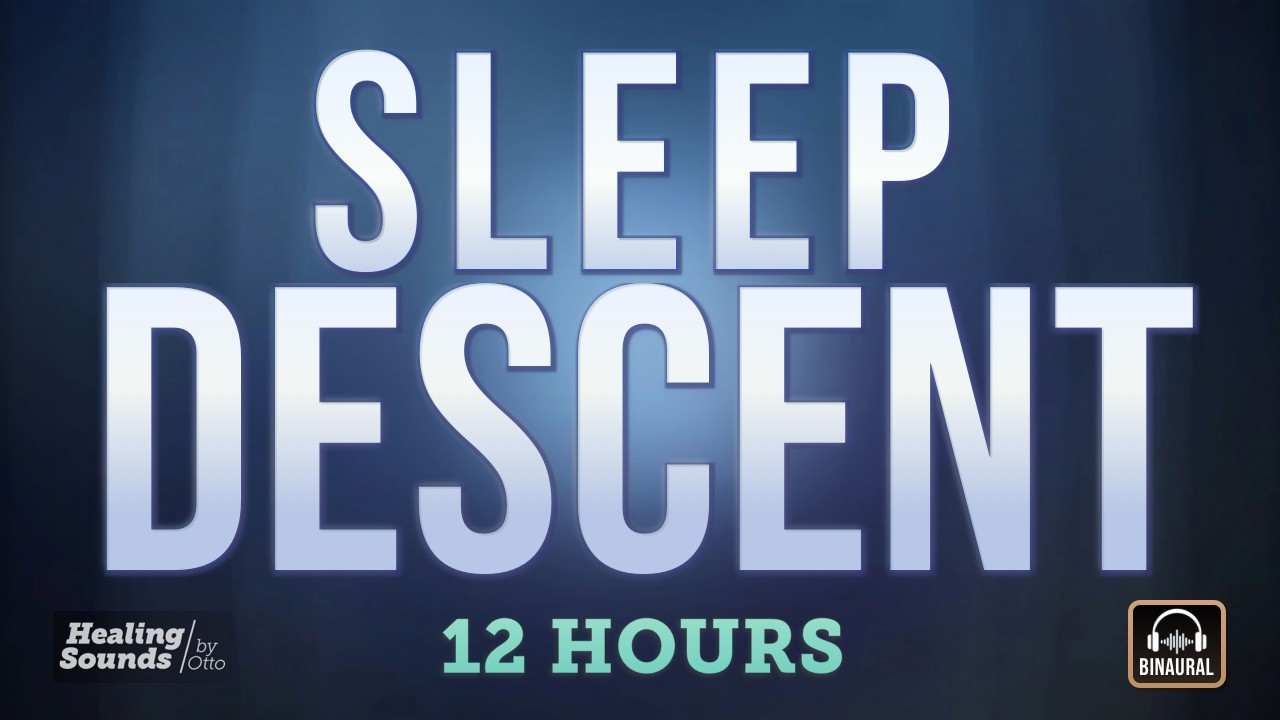 Sleep Descent 🌙 | For When Your Body Won’t Fully Let Go | 12 Hours (Black Screen)