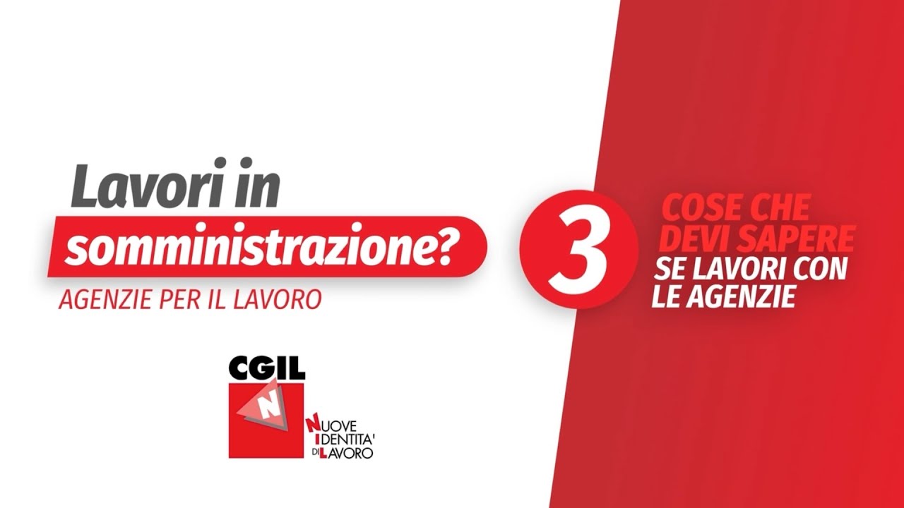 SOMMINISTRAZIONE LAVORO | 3 COSE CHE DEVI SAPERE SE LAVORI CON LE AGENZIE