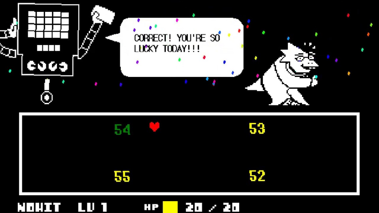 No Hit Mettaton Quiz Show