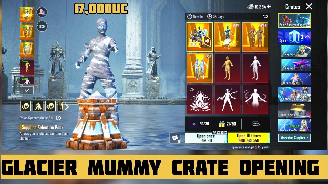Glacier Mummy Set Crate Opening | Polar Spectrophage Set Crate Opening | Mummy Set Crate Opening