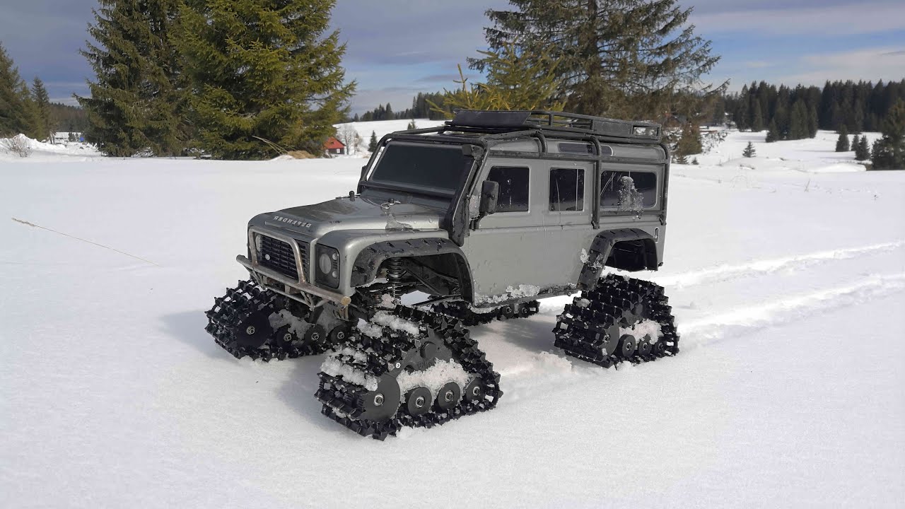 Trx4 3D printed snow tracks