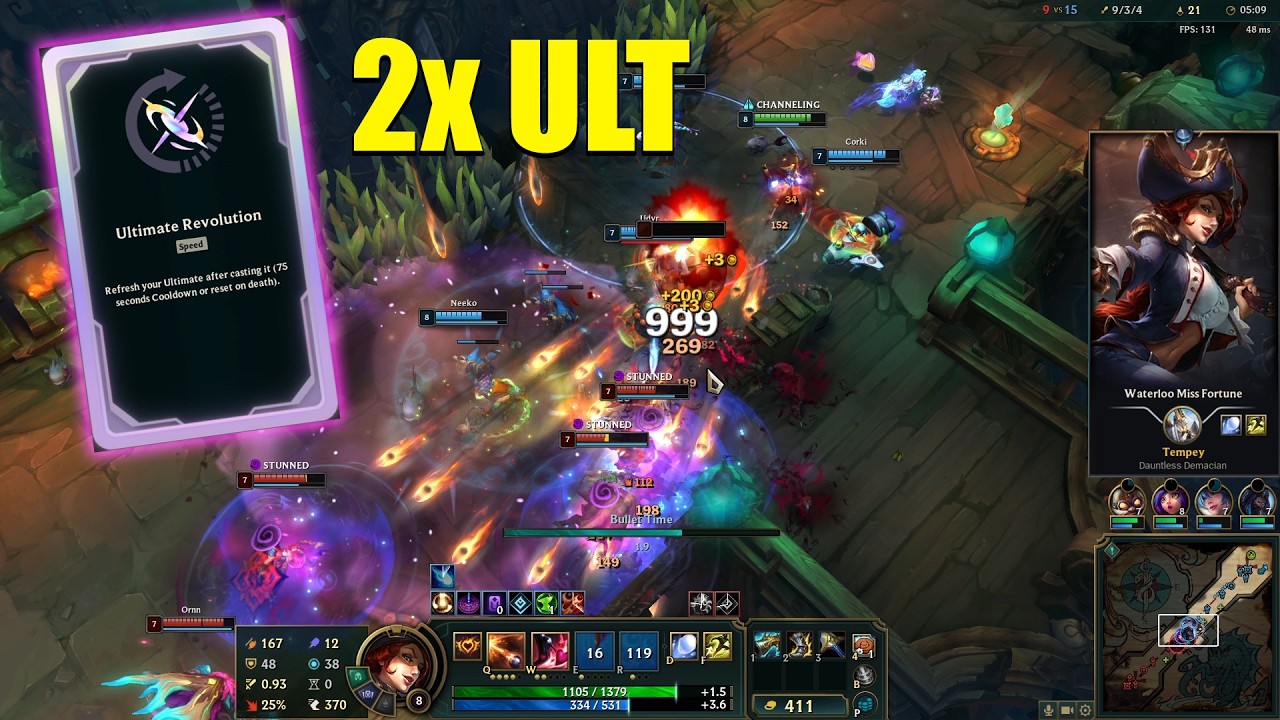 Miss Fortune double ULT ARAM Mayham 27