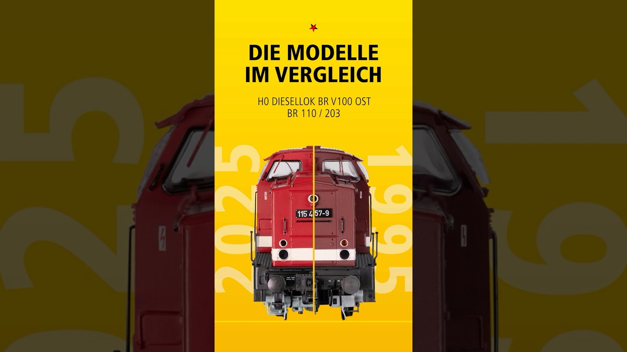 BRAWA Die Modelle im Vergleich - Diesellok BR V100 Ost / BR 110 / BR 203