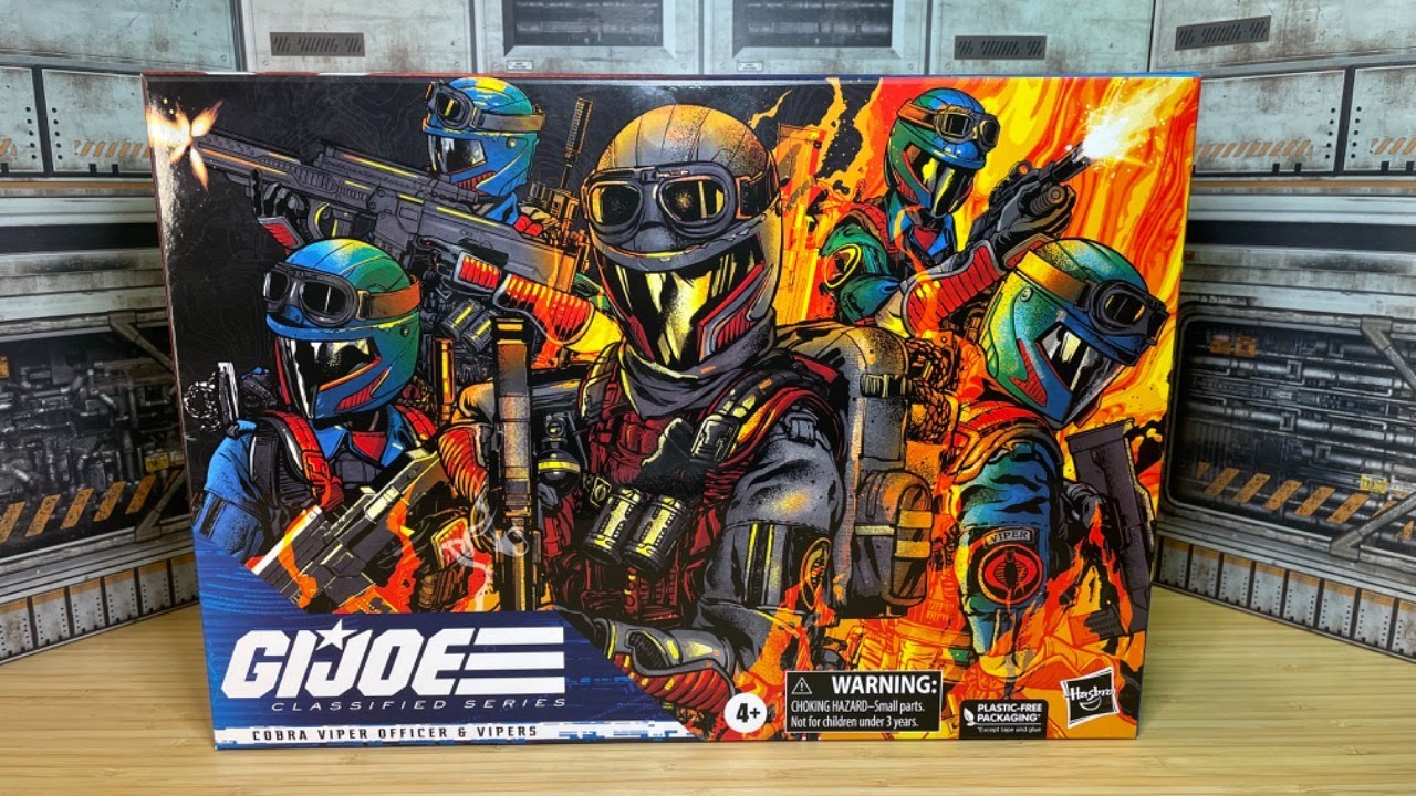OPEN Late - GI Joe Classified Cobra Viper 3-pack