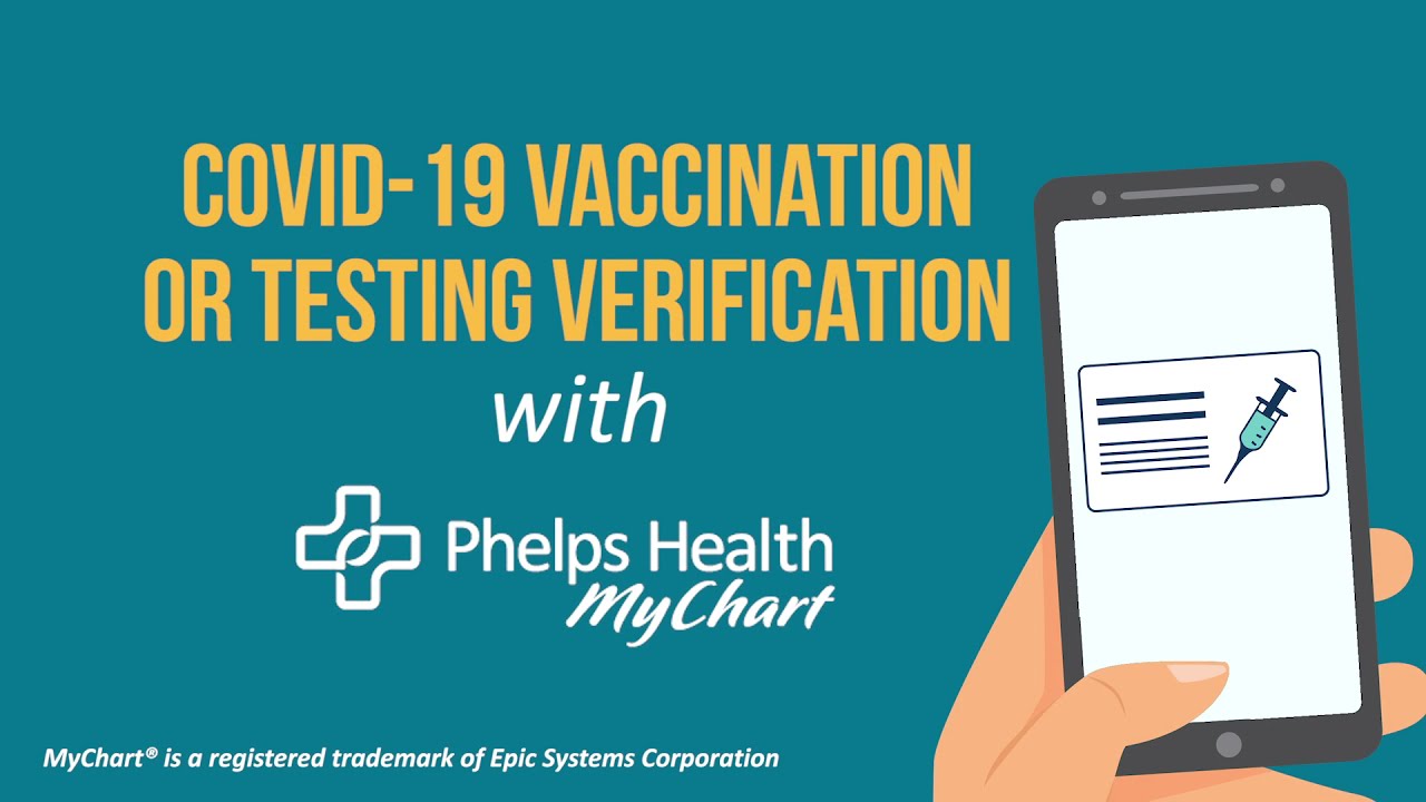 Show Proof of COVID-19 Vaccination Status or Test Results With MyChart