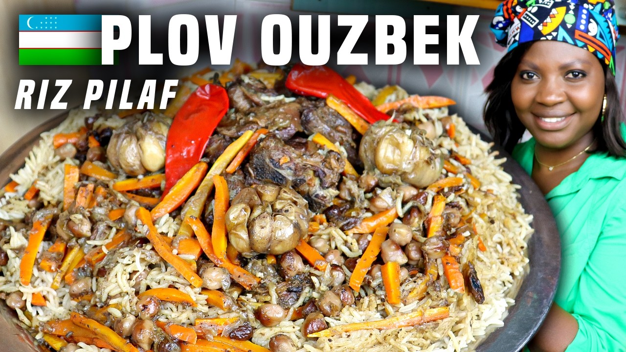 RIZ PILAF OUZBEK : LE PLOV 🇺🇿 (Repas de Fêtes) [ZIRVAK et ACHICHUK]