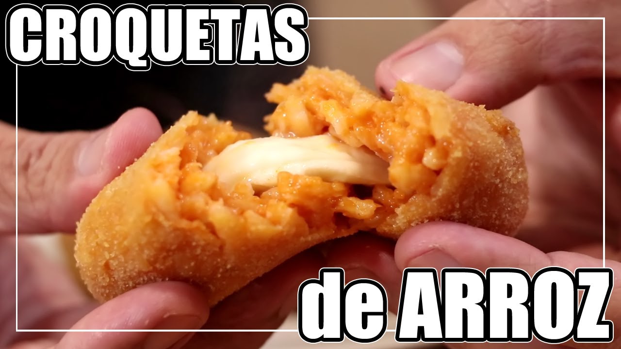 Croquetas de ARROZ y QUESO | Supplì RECETA ROMANA