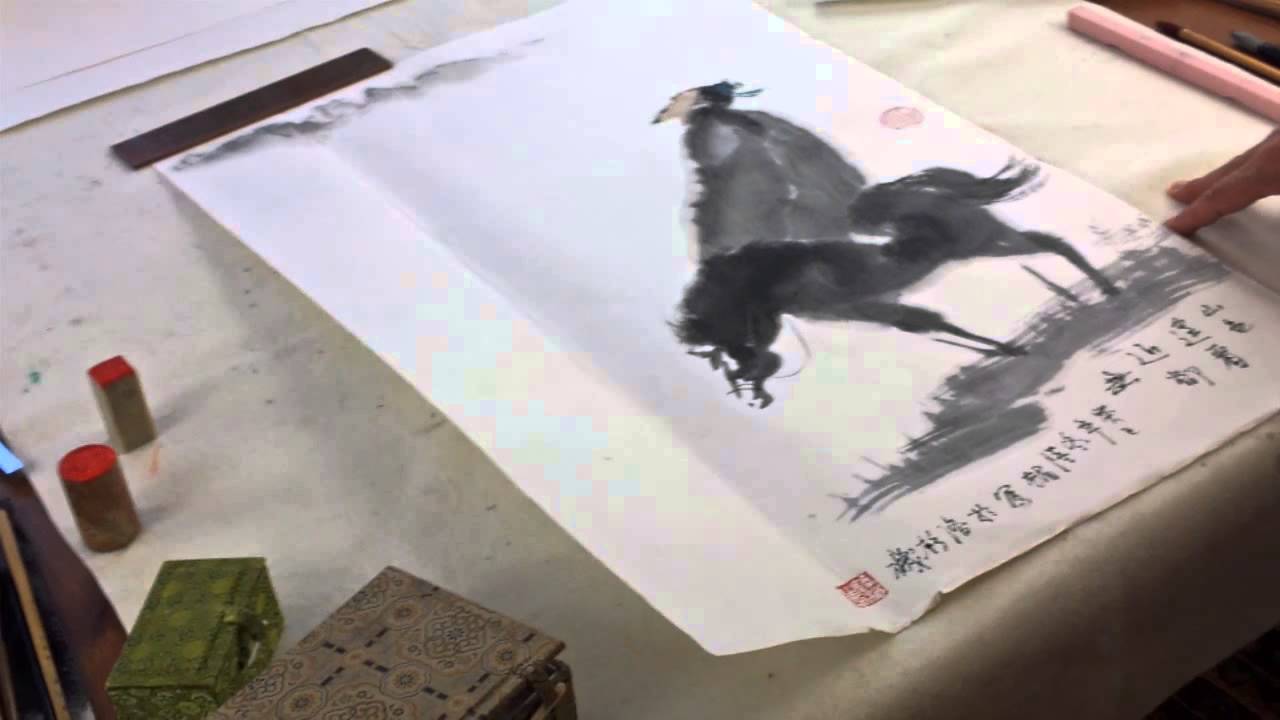 Lesson 26 Section 2-2: Zen Paintings with Prof Lu Mei 陆楣 Poet on Horse Back