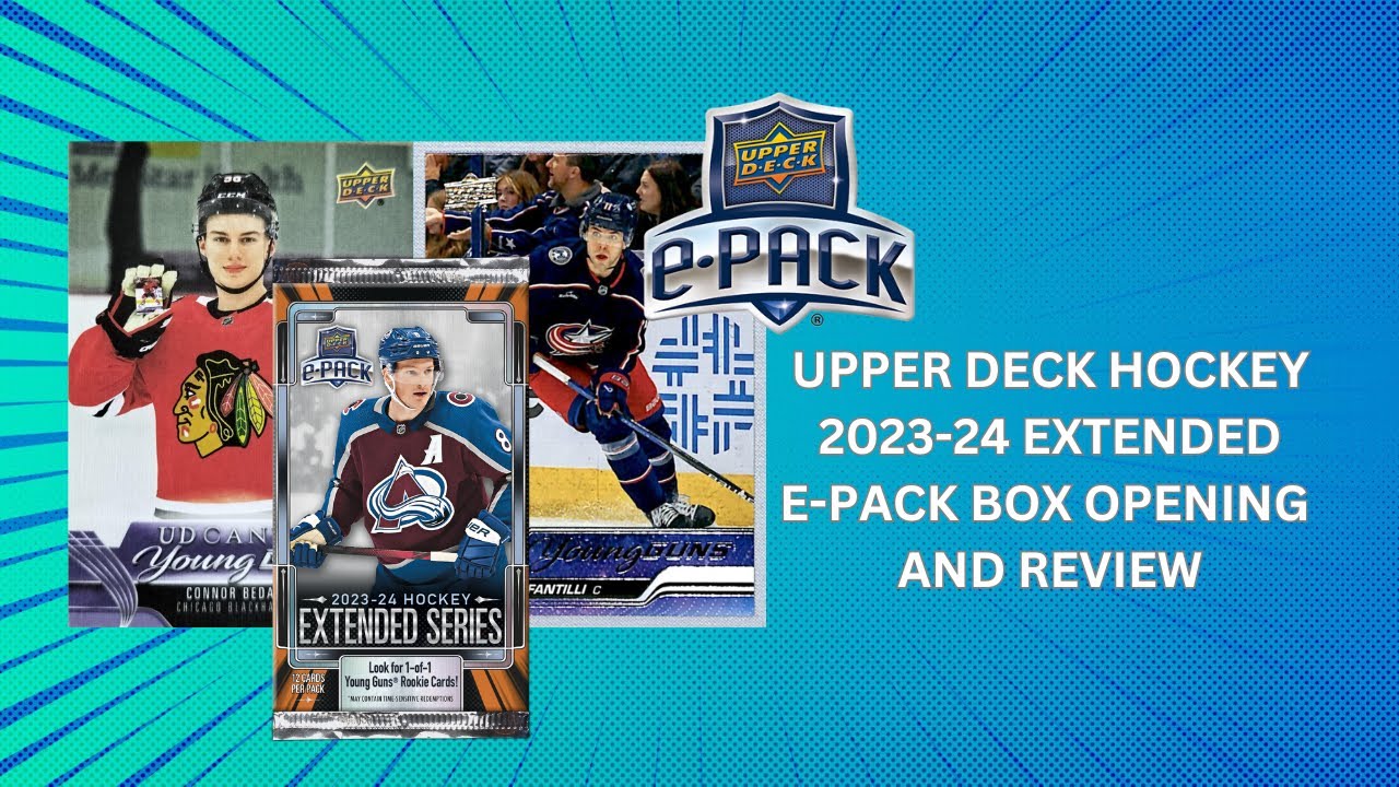 IS EPACK WORHT IT? 2023-24 Upper Deck Hockey Extended epack Box Rip & YG Breakdown!