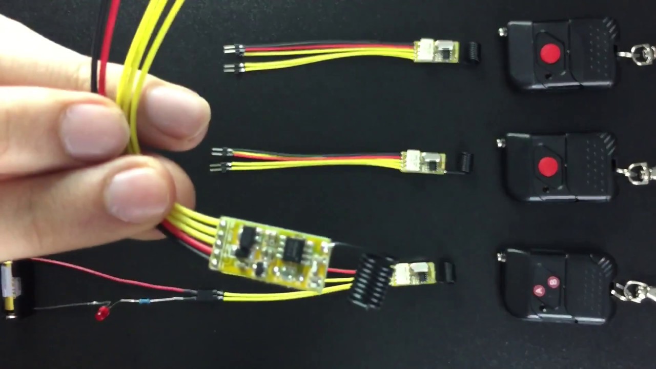 Micro receptor relé 1CH 3-12v, Modos de funcionamiento
