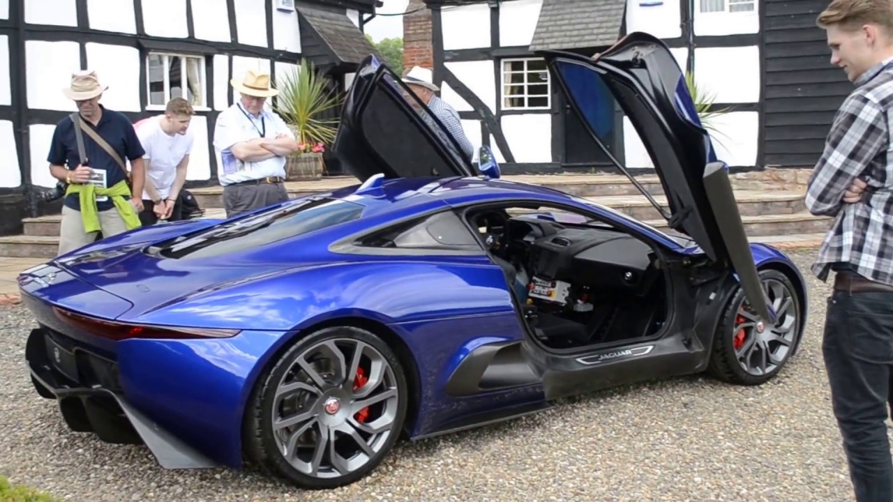 RAW SOUND!!! ULTRA RARE Jaguar CX-75 CONCEPT CAR AMAZING SOUND!