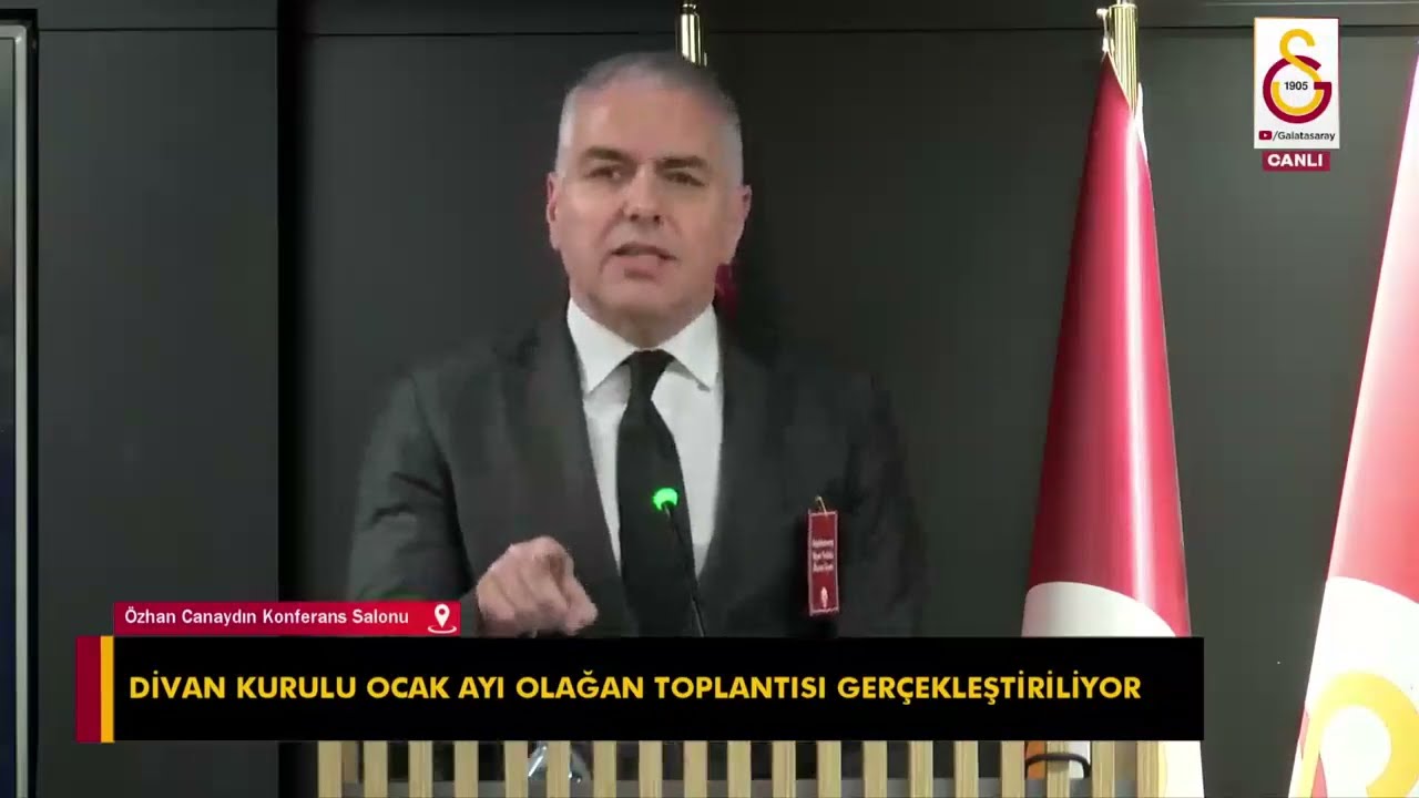 24 Ocak 2024  Divan Kurulu Toplantısı - Y&ouml;netim Kurulu Genel Sekreteri Eray Yazgan Konuşması